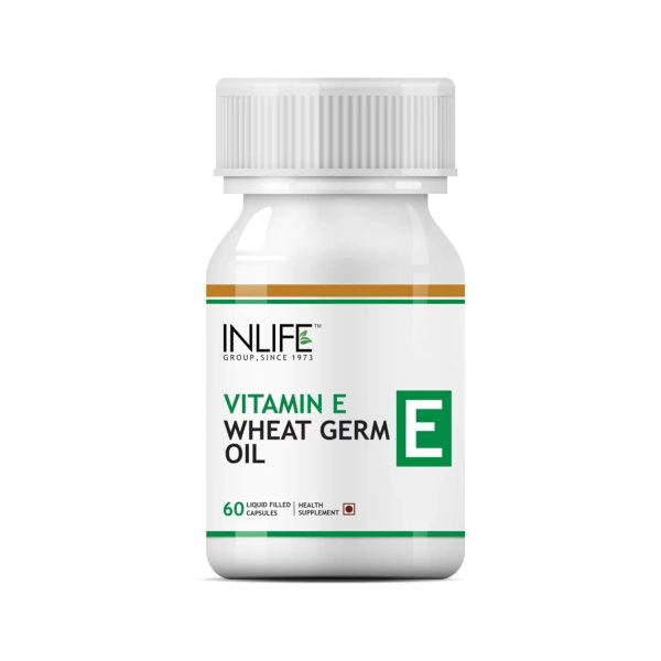 Inlife Vitamin E Wheat Germ Oil 60 Capsules