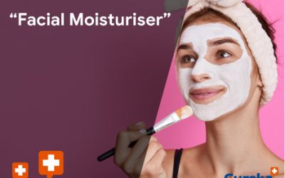 women applying facial moisturizer
