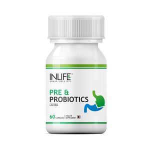 INLIFE Pre and Probiotics Supplement for Men Women