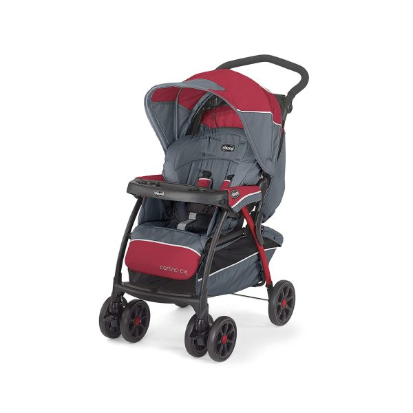 Chicco cortina cx stroller Baby car seat stroller Iron Multi Red