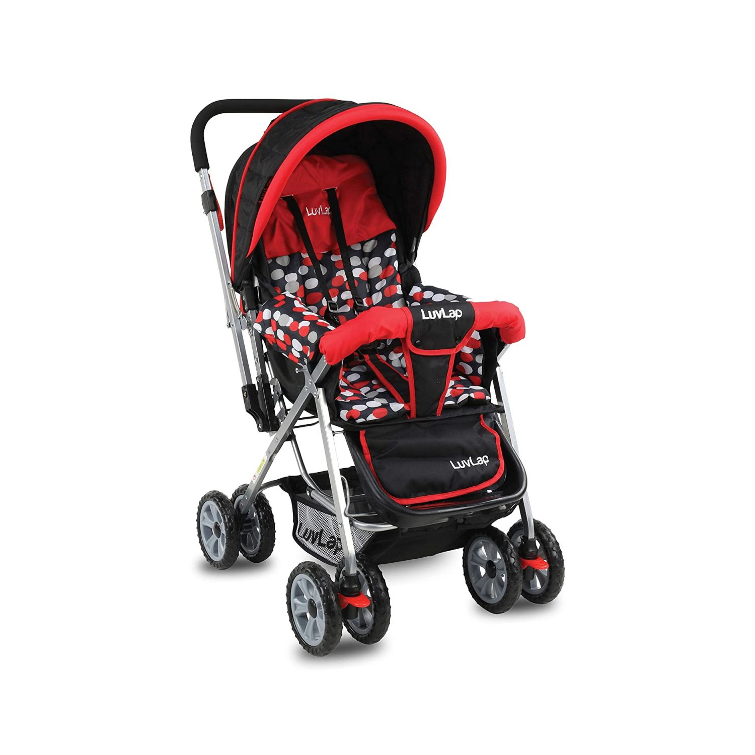 Buy LuvLap Sunshine Baby Stroller Red Cureka