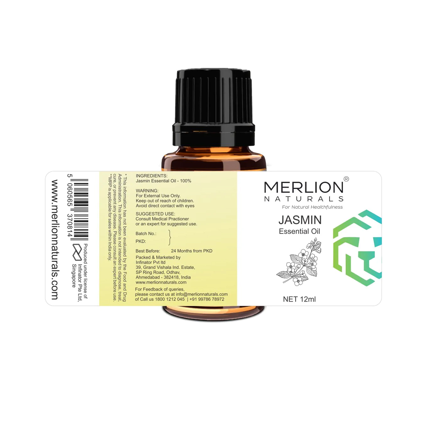 Merlion Naturals Jasmine Essential Oil At Low Price Cureka