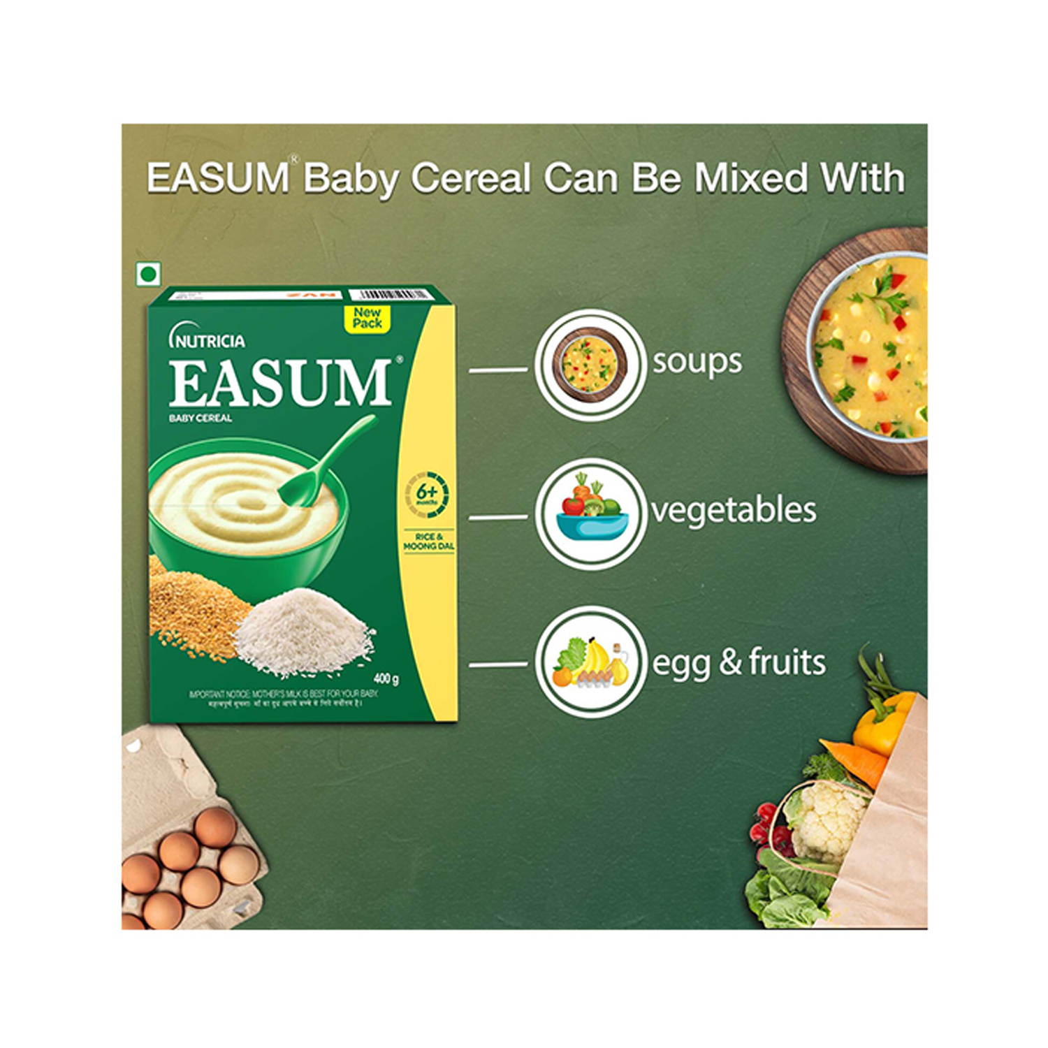 Moong dal fashion cereal for babies