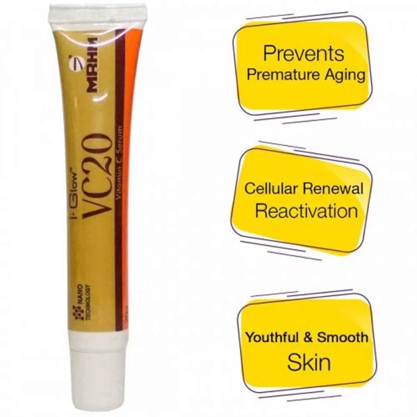 MRHM iGlow VC20 Vitamin C Serum 20g Cureka