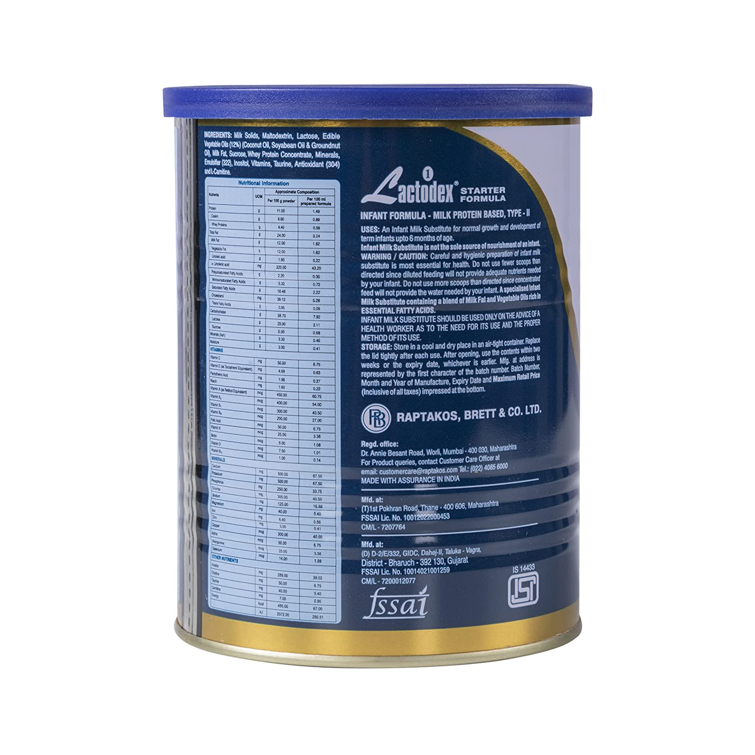 Lactodex Starter Formula Upto 6 months 450g Cureka