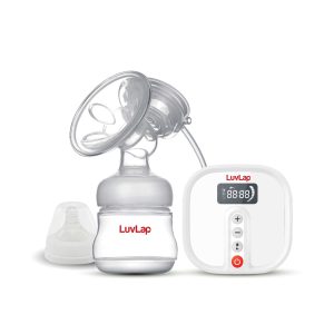 LuvLap Convertible Electric Breast Pump without Battery