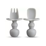 LuvLap Baby Weaning Spoon and Fork Set