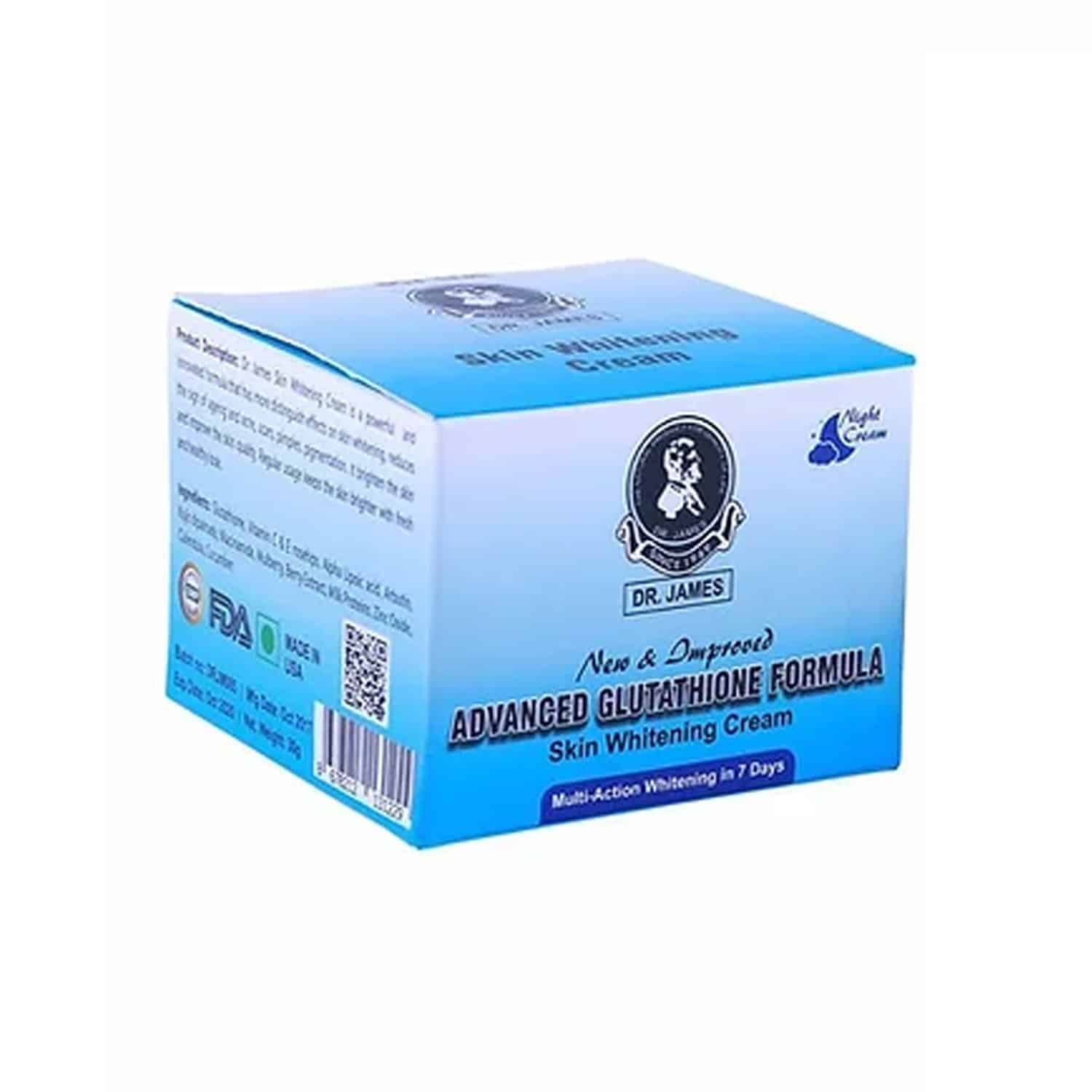 Dr James Advance Glutathione Skin Whitening Cream - 30gm - Cureka ...