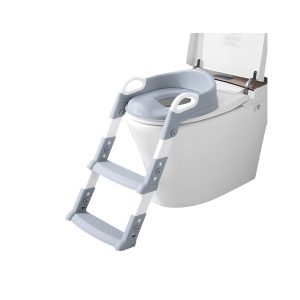 R for Rabbit Hilltop Potty Step Stool (Grey White)