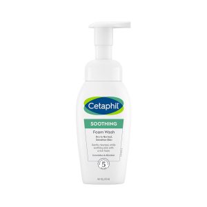 Cetaphil Soothing Foam Wash for Dry to Normal, Sensitive Skin (200ml)