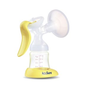 Accusure Manual Breast Pump Comfortable Breast Shield