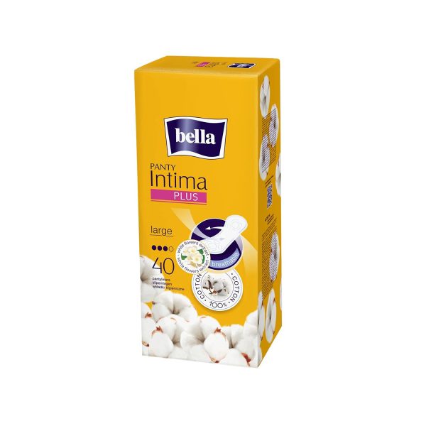 Bella Intima Plus Panty Liners for White Discharge, Light Spotting