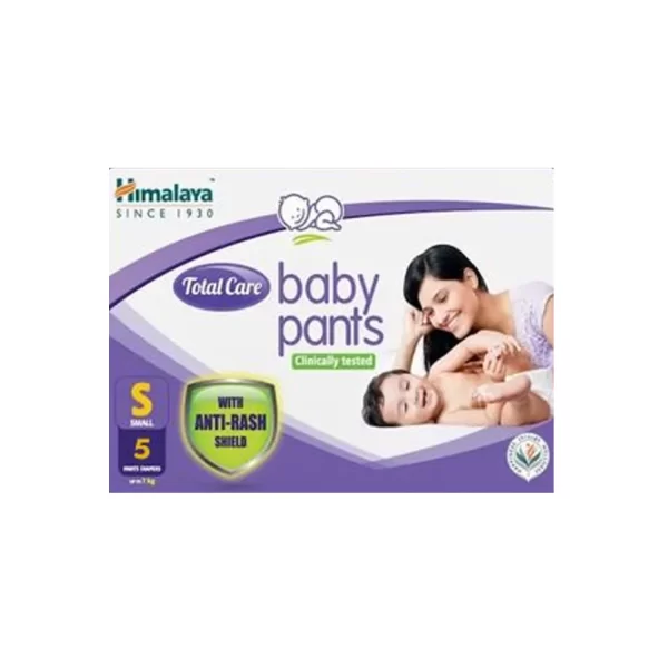 Himalaya Total Care Baby Pants Diapers Small upto 7 kg 5 Diapers