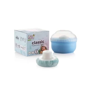 BeeBaby Classic Powder Puff with Case (Blue)
