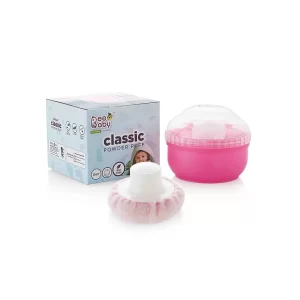 BeeBaby Classic Powder Puff With Case (Pink)