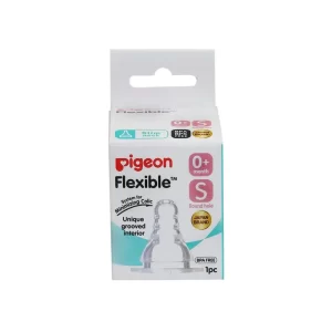 Pigeon Peristaltic Nipple Slim Neck (S) 1 Pcs