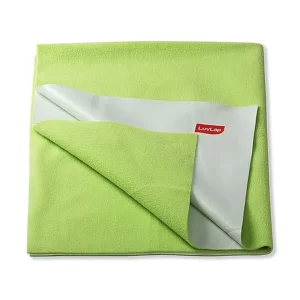 LuvLap Instadry Baby Bed Protector Green - Large (M.No 19199)