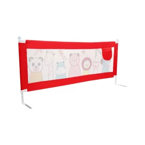 LuvLap Comfy Baby Bed Rails Red Printed (M.No 19444)